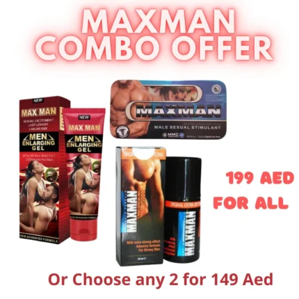 Maxman Combo Offer In Dubai – Maxman Gel – Maxman Spray -Maxman Tablet